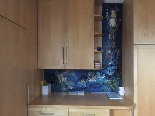 Golgotha"  Sacristy design Gera- Lusan Color varnish on plywood