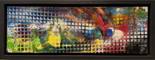 Ausbruch Acryl auf Fotoleinwand,  B60xH40 2024 