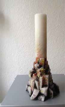 "Heavenly  Jerusalem"  Wedding candle