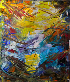 Weg zum Licht Acryl auf Leinwand  B60xH70 2024