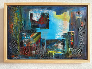 Durchblicken Acryl auf Leinwand   B60xH40 2023