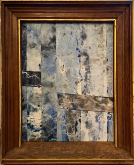 Stoff-Collage B50xH60.   1999