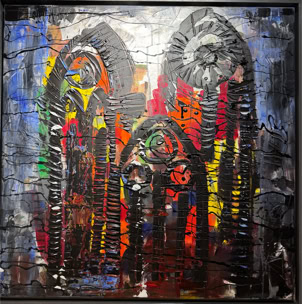 inneres Licht Acryl auf Leinwand  B70xH70 2024