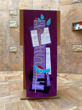 "Advent" Antependium in the room of Silence University Hospital Dresden