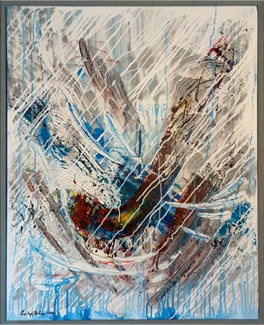 Pfingsten Acryl auf Leinwand B80xH100 2020 